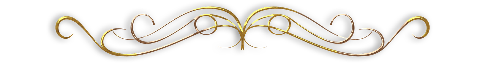 an ornate golden flourish